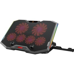 Conceptronic THYIA01B Base de refrigeração para portátil gaming RGB preta
