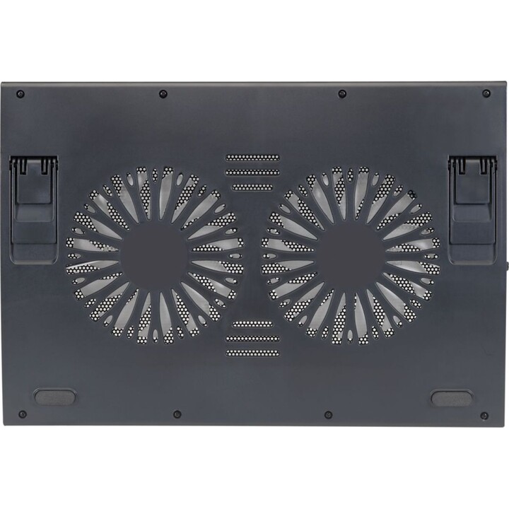 Base de resfriamento Conceptronic Thana M2 / até 17 polegadas / 2 aberturas 125mm / 2 USB / THANA02B