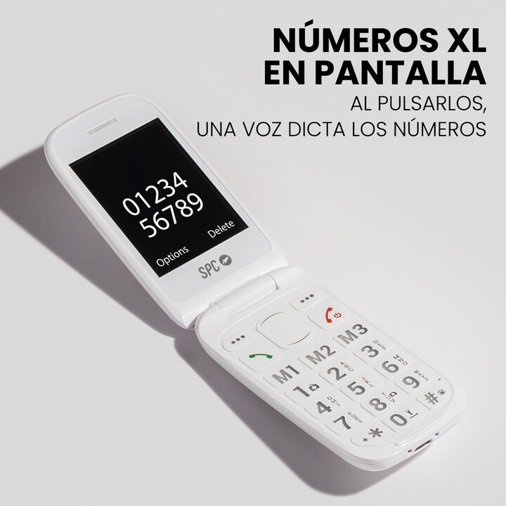 Teléfono Móvil SPC Harmony 2 4G para Personas Mayores/ Negro