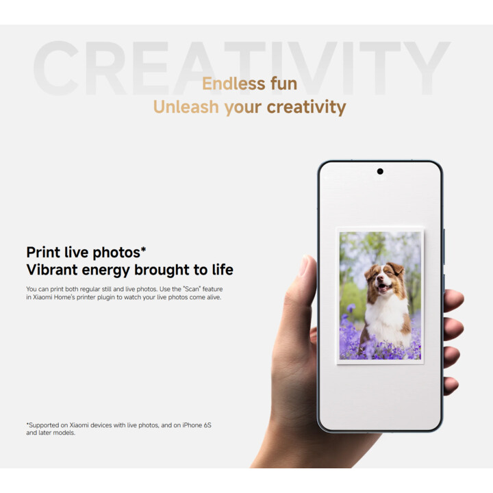 Impresora fotográfica portátil Xiaomi Pro BHR082QGL