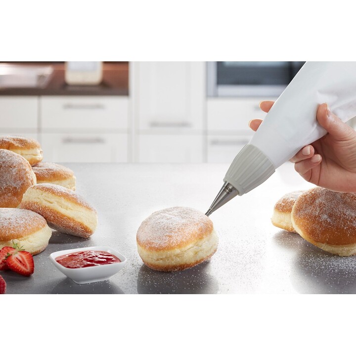 GEFU 14330 Pastry Bag Cotton, Plastic, Stainless Steel