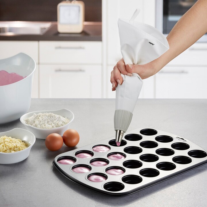 GEFU 14330 Pastry Bag Cotton, Plastic, Stainless Steel