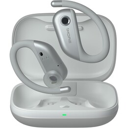 1MORE Fit Open Earbuds S50, Drahtlose Bluetooth -Kopfhörer mit Mikrofon, IPX7, schnellem Laden, 38 Stunden, Silber