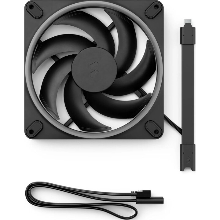 Ventilador Fractal Design Momentum 14 RGB de 140 mm (negro)
