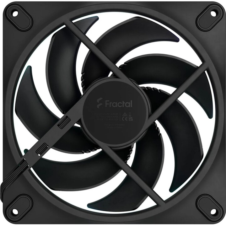 Ventilador Fractal Design Momentum 14 RGB de 140 mm (negro)