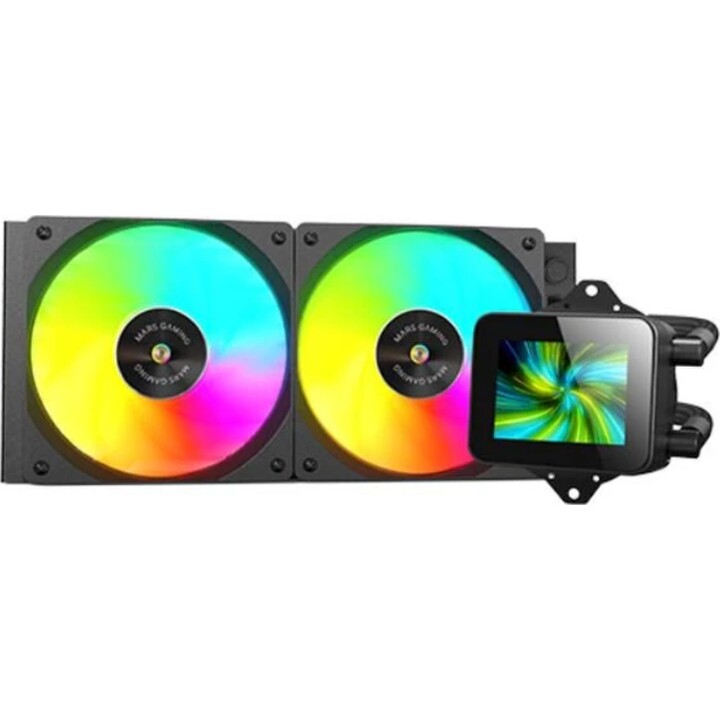 Sistema de refrigeración líquida Mars Gaming MLVISION240 con LCD de 360º / TDP de hasta 500 W