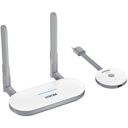 Uni Drahtloser HDMI Sender und Empfänger weiß