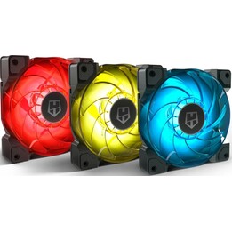 Nox H-sync ventilateur de boîtier d'ordinateur 12 cm noir, transparent