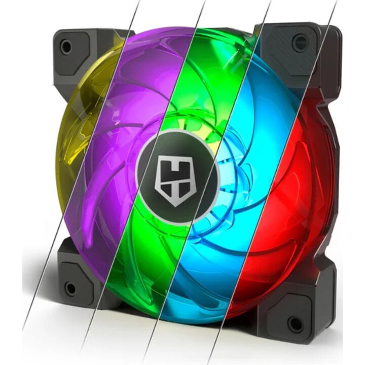 Nox H-Sync Computergehäuselüfter 12 cm Schwarz , Transparent