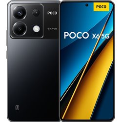 Xiaomi Poco X6 5G, 8GB/256GB, 120Hz 6.67 pulgadas 1.5K AMOLED, 64MP OIS Triple Camera, 5100mAh, 67W, Sim dual, negro