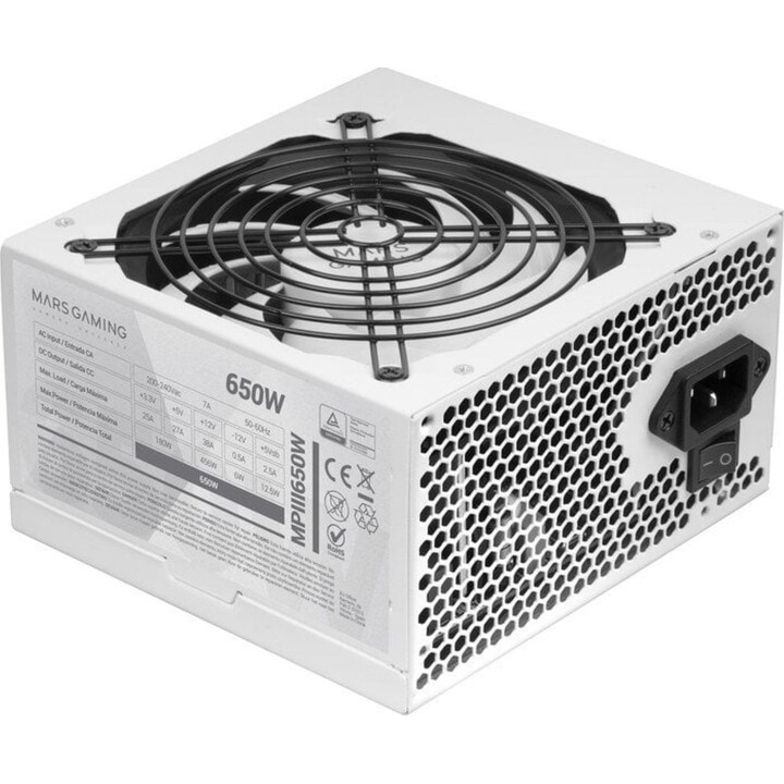 Mars Gaming MPIII650W/ 650W Power Supply/ 12cm Fan