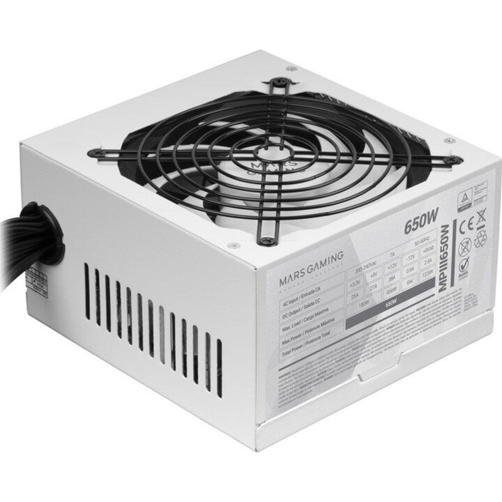 Mars Gaming MPIII650W/ Fonte de alimentação 650 W/ Ventilador 12 cm