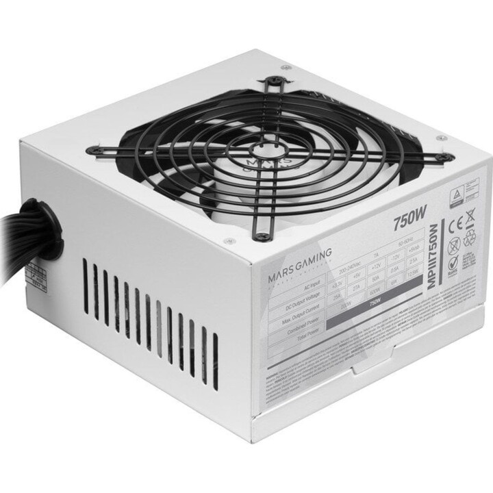 Mars Gaming MPIII750W/ Fonte de alimentação 750 W/ Ventilador de 12 cm