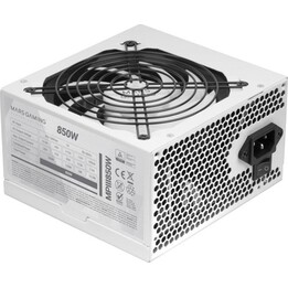 Mars Gaming MPIII850 Fuente Alimentación PC ATX 850W, 85% Eficiencia Ai-rpm Blanco