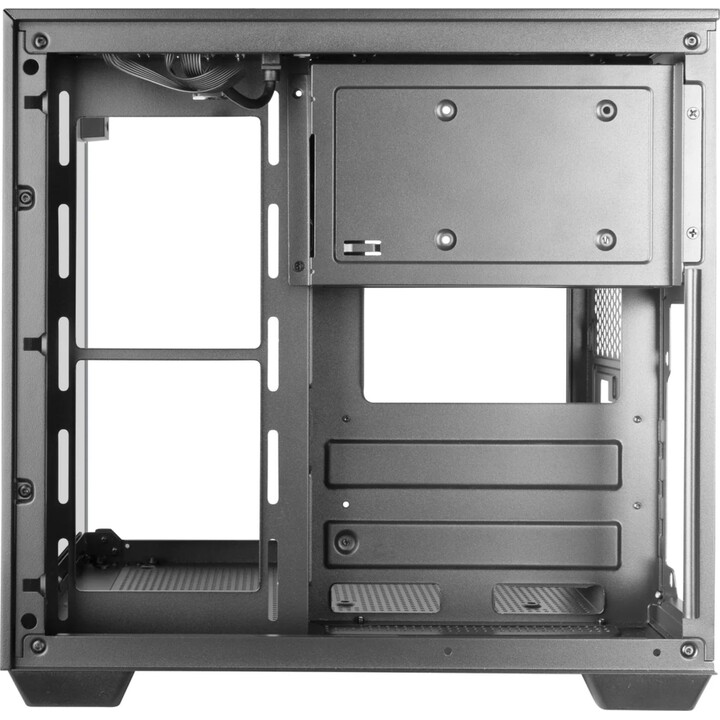 MicroATX-Gaming-Gehäuse Mars Gaming McVisionM, dreifach gehärtetes Glas, GPU, 330 mm, 1 x 3,5, 1 x 2,5, schwarz