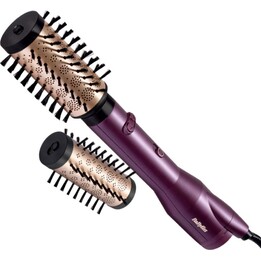 BaByliss Big Hair Dual Brosse soufflante à air chaud À chaleur Noir, Or rose, Violet 650 W 2,5 m