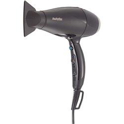 Secador de pelo Babyliss 6714E Super Pro 2300W, 3 temperaturas/2 velocidades, negro