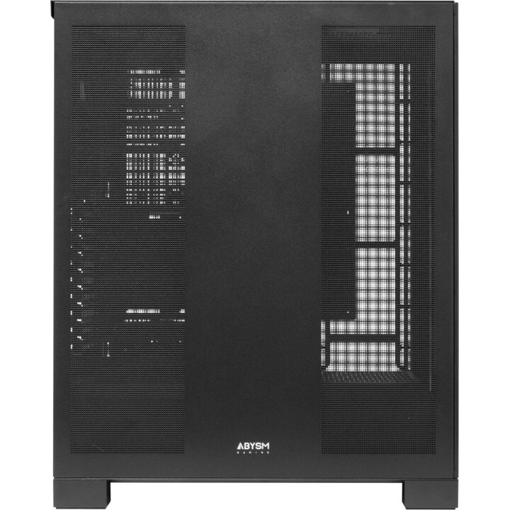 Gabinete Abysm AI Pro 100 Workstation Tower E-ATX, Preto, 9 Slots, 6 SSD, 2 HDD, 2 USB 3.0, 1 USB-C