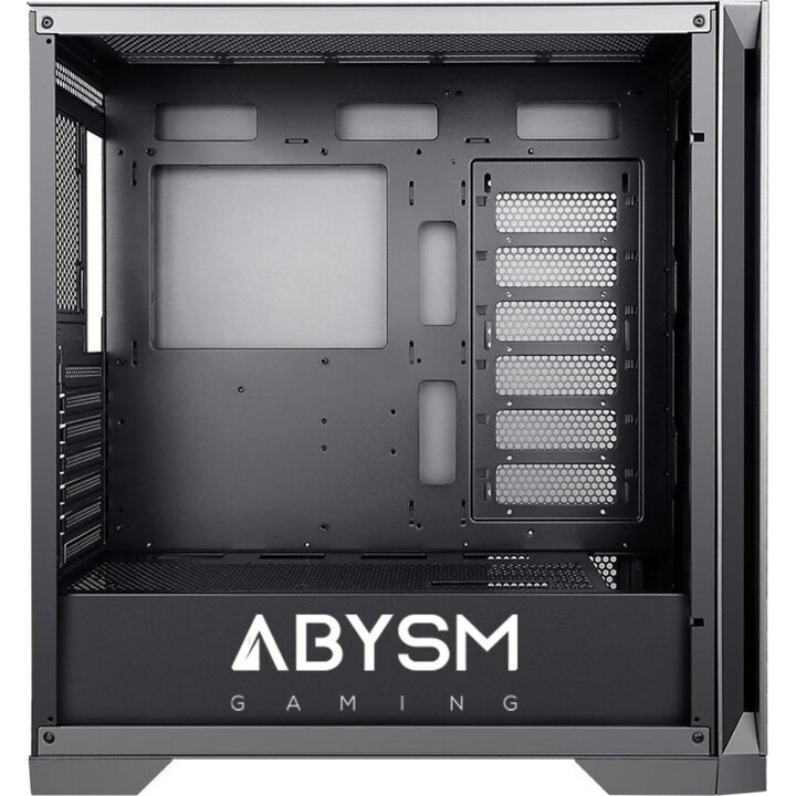 Abysm Caja E-ATX DANUBE MURA PRO, Negro, Soporta Refrigeración Líquida