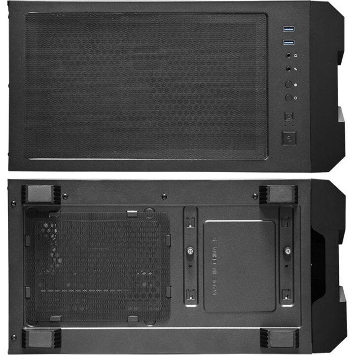 Chieftec GS-01B-OP Computer-Gehäuse Tower Schwarz
