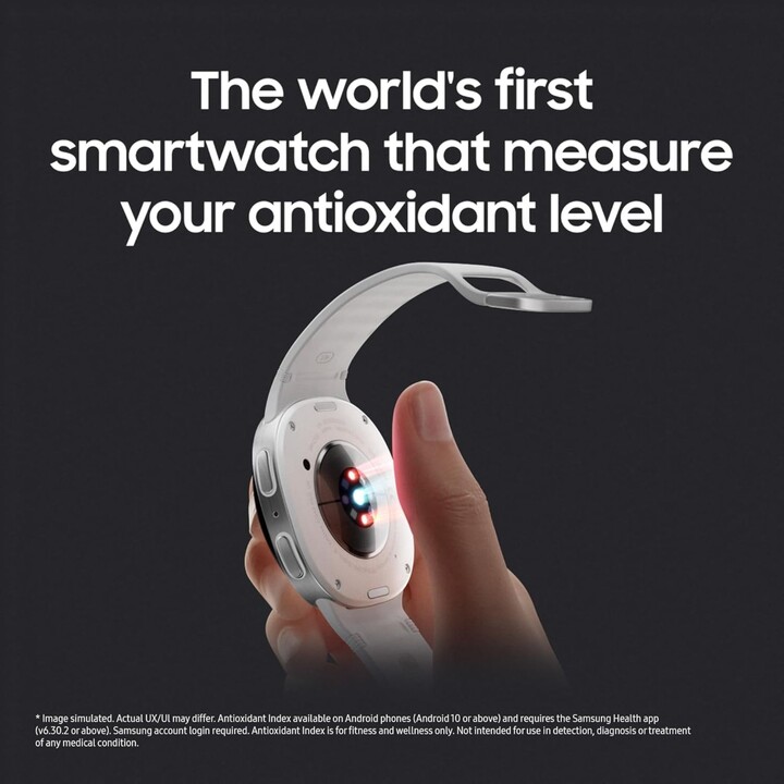 Samsung Galaxy Watch8, 40mm, Bluetooth, AI Smart Watch, Procesador de 3 nm, Entrenador de salud y sueño, plata