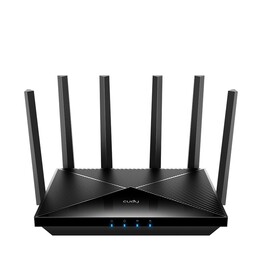 Cudy WR11000 router inalámbrico 2.5 Gigabit Ethernet Tribanda (2.4 GHz / 5 GHz / 6 GHz) Negro