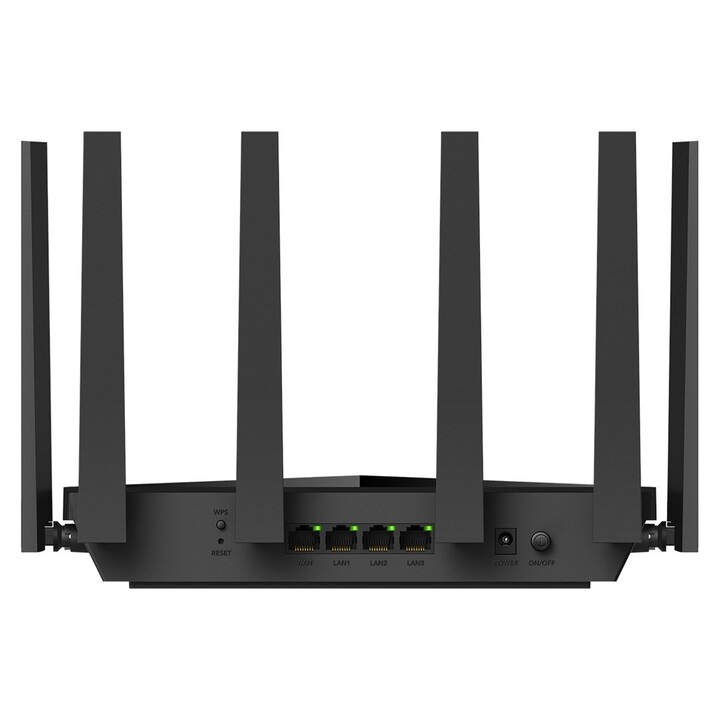 Cudy WR11000 WLAN-Router 2.5 Gigabit Ethernet Tri-Band (2,4 GHz/5 GHz/6 GHz) Schwarz