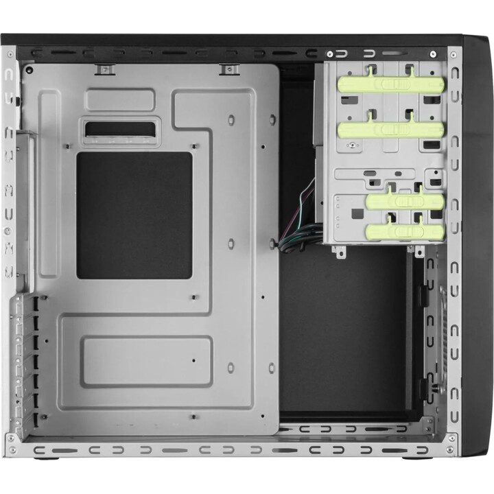 Chieftec CG-04B-OP carcasa de ordenador Midi Tower Negro, ATX, micro ATX, SECC, 14 cm