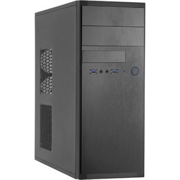 Carcasa de ordenador Midi Tower Negro, ATX, micro ATX, SECC, 12 cm Chieftec HQ-01B-OP