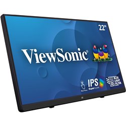 Viewsonic - monitor de pantalla táctil td2230 55,9 cm (22) 1920 x 1080 píxeles multitáctil negro