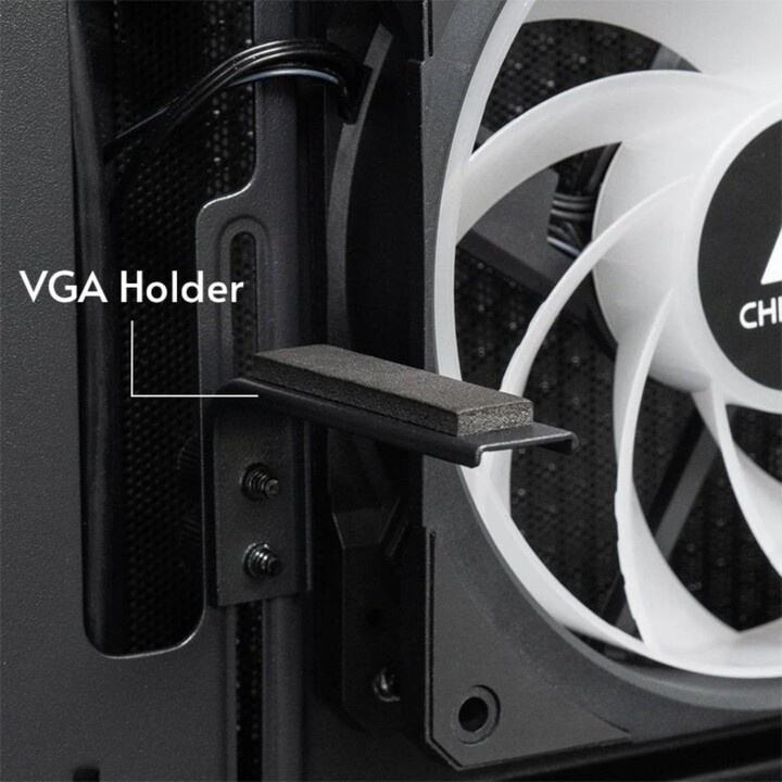 Chieftec GT-01B-OP Midi Tower computer case Black