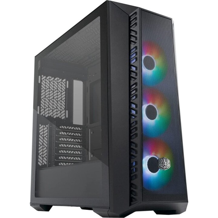 Torre PC Cooler Master MasterBox MB520 Mesh Midi Tower ARGB Cristal Templado USB-C/3.2 Negra