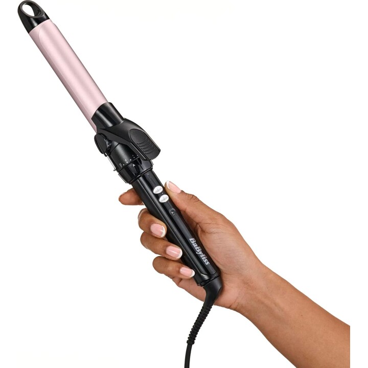 BaByliss Pro 180 Sublim™Touch 25 mm Fer à friser À chaleur Noir, Rose 1,8 m