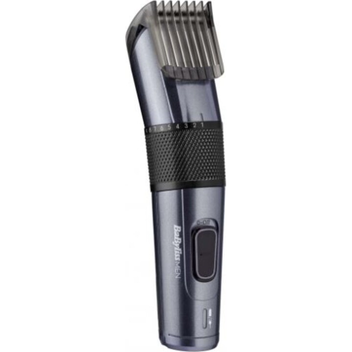 BaByliss E976E tondeuse à cheveux Noir, Titane