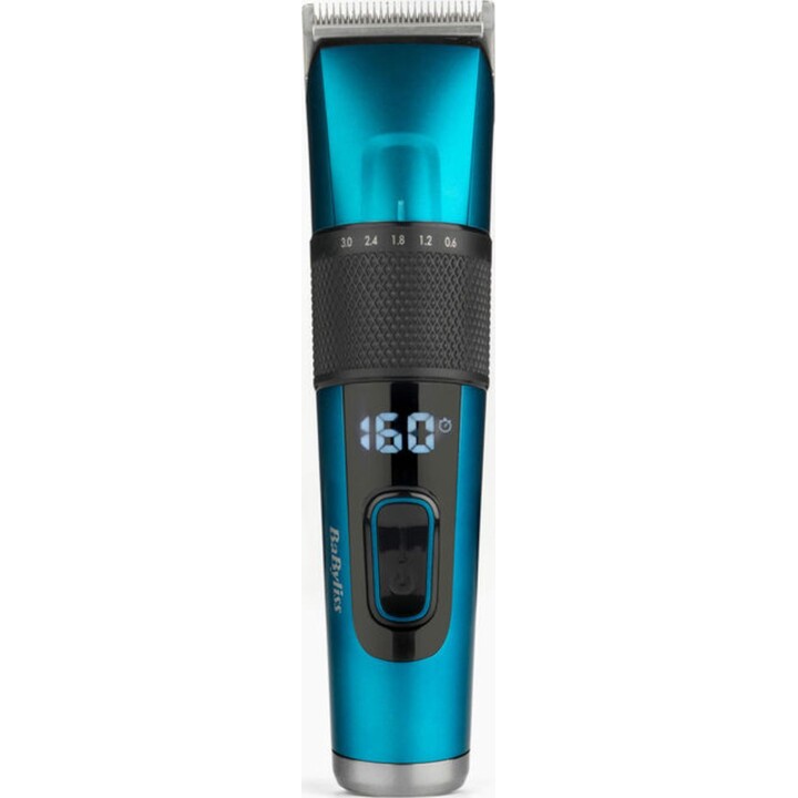 BaByliss Japanese Steel Digital Hair Clipper Black, Teal