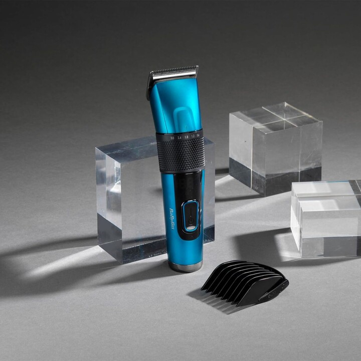 BaByliss Japanese Steel Digital Hair Clipper Black, Teal
