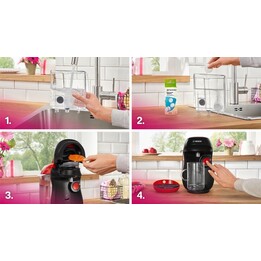 Caffettiera elettrica Bosch Tassimo Happy TAS103E Completamente automatica Macchina per caffè a capsule 0,7 L