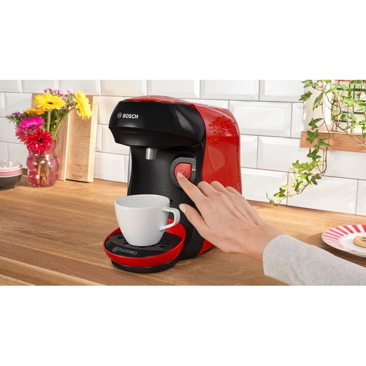 Caffettiera elettrica Bosch Tassimo Happy TAS103E Completamente automatica Macchina per caffè a capsule 0,7 L