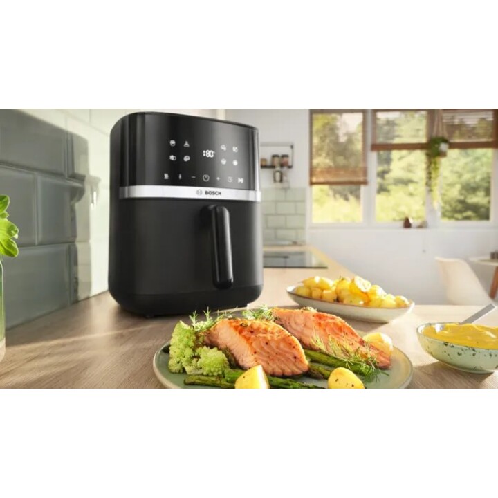 Bosch Serie 4 MAFS2462B freidora Sencillo 6,1 L Independiente 2050 W Freidora de aire caliente Negro