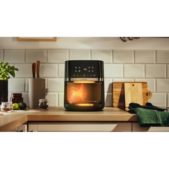 Bosch Serie 4 MAFS2462B freidora Sencillo 6,1 L Independiente 2050 W Freidora de aire caliente Negro