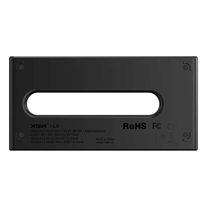 Battery charger AA/AAA 1.5 V i 1.2V, smart - 8 slots