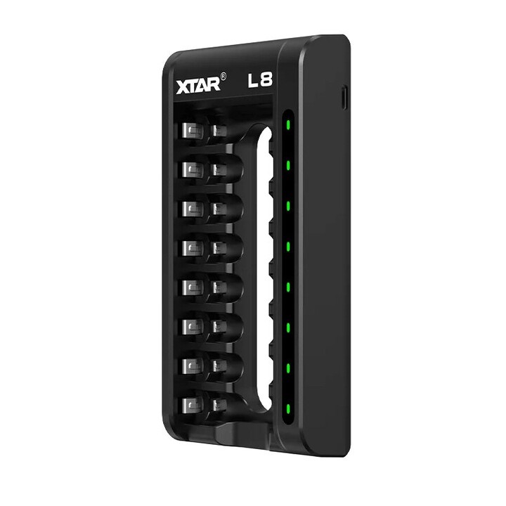 Battery charger AA/AAA 1,5 V i 1,2V, smart - 8 slots