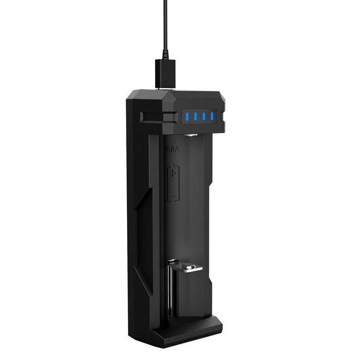 XTAR Ladegerät für Li-Ion Akkus 18650 USB-C SC1
