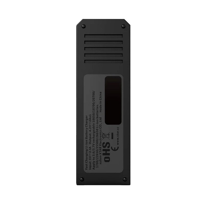 XTAR Ladegerät für Li-Ion Akkus 18650 USB-C SC1