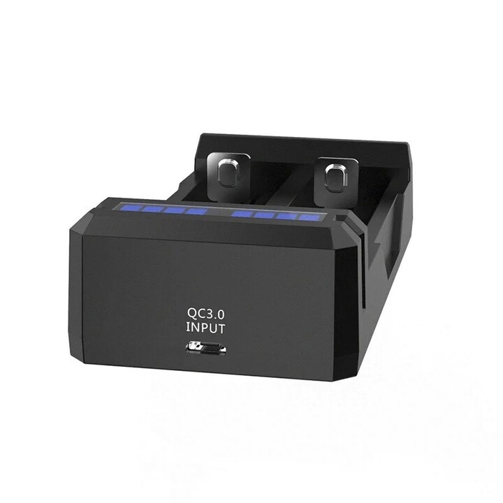 Battery charger Li-ion 18650 USB-C - 2 slots