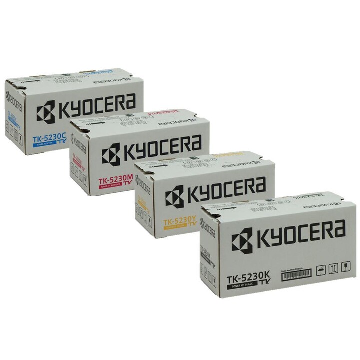 Tóner original Kyocera TK-5230 - Paquete múltiple de 4