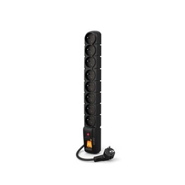 ACAR S8 Black 8 AC 230 V outlets 3m