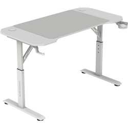 Mars gaming mgd ergo 120 table, height adjustable, white board 120x60, steel chassis, aluminium xxl