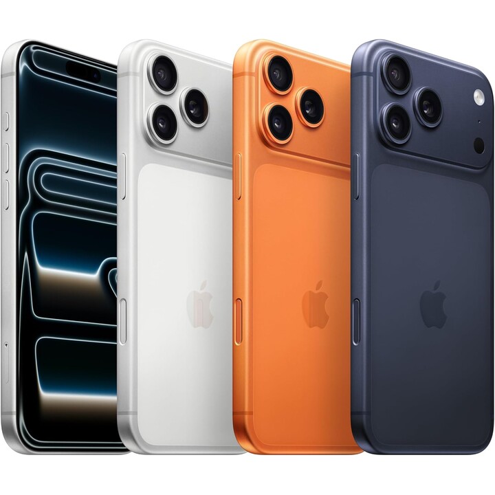 Apple iPhone 17 Pro Max 1Tb, telefono cellulare 5G con Apple Intelligence, Controllo della fotocamera, A19 Pro Chip, Cosmic Oran