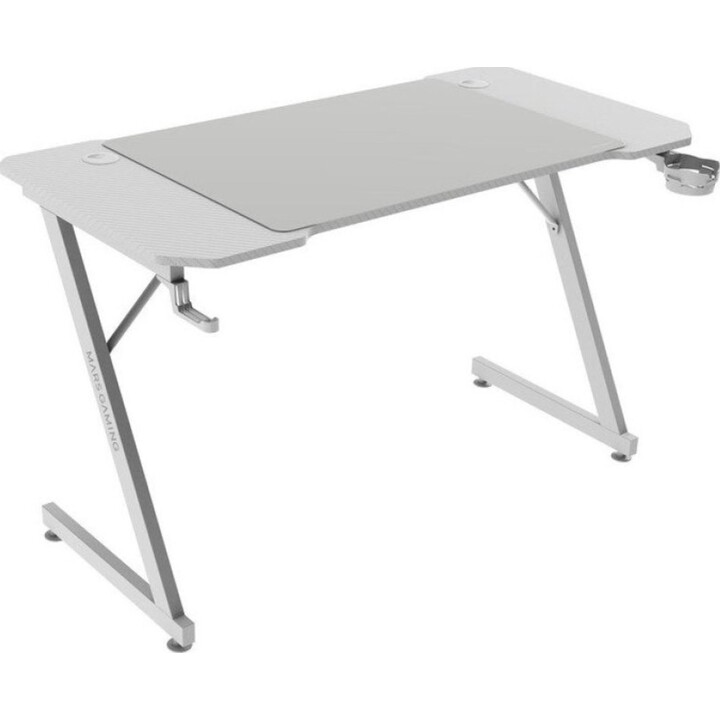 Mars Gaming MGD X120-Tisch, Stahlgehäuse, Whiteboard 120 x 60, Carbonfaser-Design, Alf. xxl